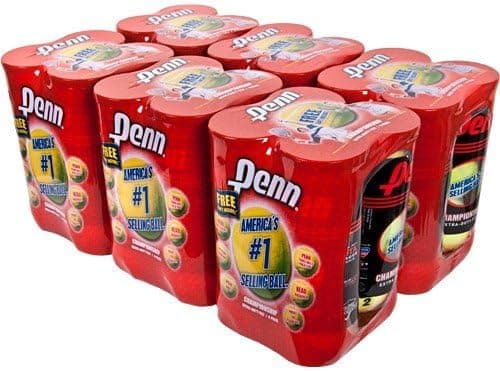 Penn Championship Extra Duty Felt Tennis Balls – 6 Can Bundle (18 balls)