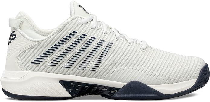K-Swiss Hypercourt Supreme Tennis Shoe (Men’s, White/Red/Black)
