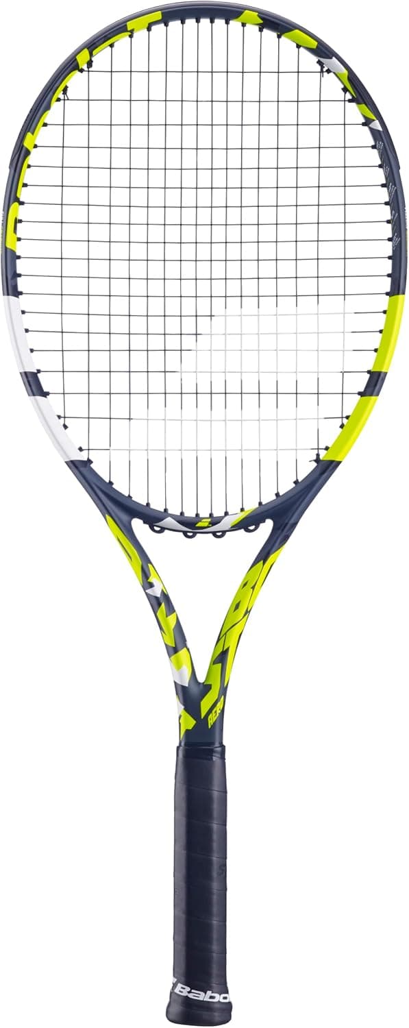 Babolat Boost Aero Tennis Racquet (Yellow) – 4" Grip, Strung